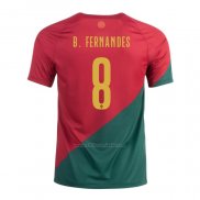Camiseta Portugal Jugador B.Fernandes Primera 2022