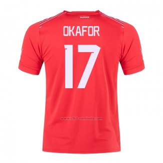 Camiseta Suiza Jugador Okafor Primera 2022