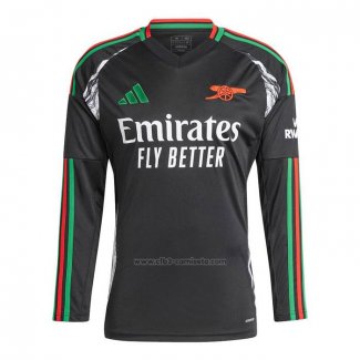 Camiseta Arsenal Segunda Manga Larga 2024-2025