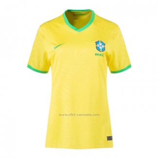 Camiseta Brasil Primera Mujer 2023