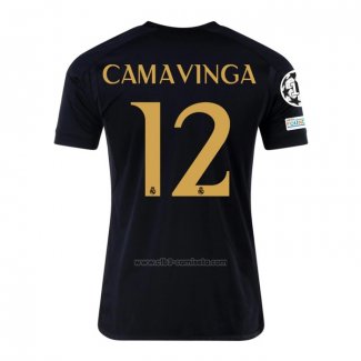 Camiseta Real Madrid Jugador Camavinga Tercera 2023-2024