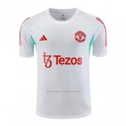 Camiseta de Entrenamiento Manchester United 2023-2024 Blanco