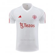 Camiseta de Entrenamiento Manchester United 2023-2024 Blanco