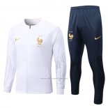 Chandal de Chaqueta del Francia 2022-2023 Blanco