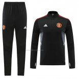 Chandal de Sudadera del Manchester United 2022-2023 Negro