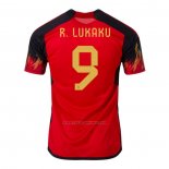 Camiseta Belgica Jugador R.Lukaku Primera 2022
