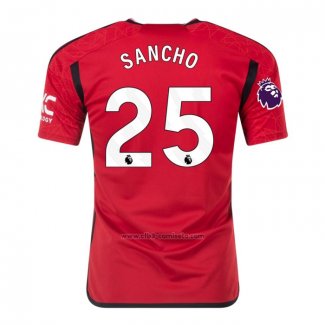 Camiseta Manchester United Jugador Sancho Primera 2023-2024