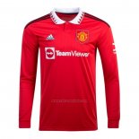Camiseta Manchester United Primera Manga Larga 2022-2023