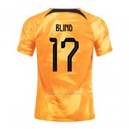 Camiseta Paises Bajos Jugador Blind Primera 2022