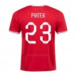 Camiseta Polonia Jugador Piatek Segunda 2022