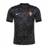 Camiseta Portugal Portero 2024 Negro