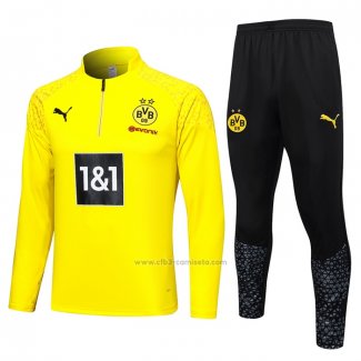 Chandal de Sudadera del Borussia Dortmund 2023-2024 Amarillo