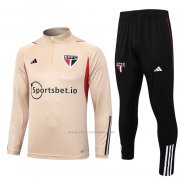 Chandal de Sudadera del Sao Paulo 2023-2024 Amarillo