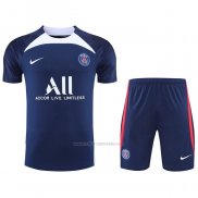 Chandal del Paris Saint-Germain Manga Corta 2022-2023 Azul - Pantalon Corto