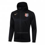 Chaqueta con Capucha del Barcelona 2024-2025 Negro