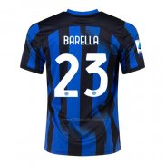 Camiseta Inter Milan Jugador Barella Primera 2023-2024