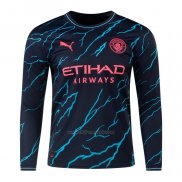 Camiseta Manchester City Tercera Manga Larga 2023-2024