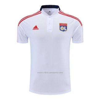 Camiseta Polo del Lyon 2022-2023 Blanco