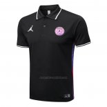 Camiseta Polo del Paris Saint-Germain Jordan 2022-2023 Negro