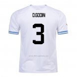 Camiseta Uruguay Jugador D.Godin Segunda 2022