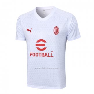 Camiseta de Entrenamiento AC Milan 2023-2024 Blanco