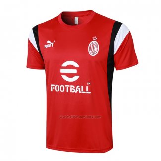 Camiseta de Entrenamiento AC Milan 2023-2024 Rojo