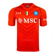 Tailandia Camiseta Napoli Portero 2023-2024 Naranja