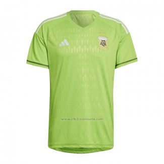 Camiseta Argentina Portero 2022 Verde