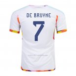 Camiseta Belgica Jugador De Bruyne Segunda 2022