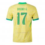 Camiseta Brasil Jugador Bruno G. Primera 2022