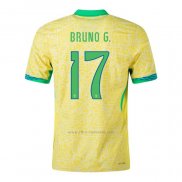 Camiseta Brasil Jugador Bruno G. Primera 2024