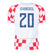Camiseta Croacia Jugador Gvardiol Primera 2022