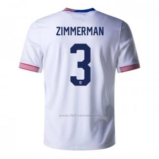 Camiseta Estados Unidos Jugador Zimmerman Primera 2024