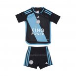 Camiseta Leicester City Segunda Nino 2023-2024