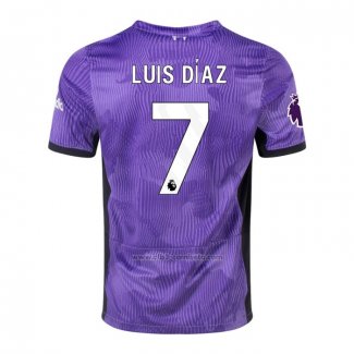 Camiseta Liverpool Jugador Luis Diaz Tercera 2023-2024