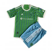 Camiseta Seattle Sounders Primera Nino 2024-2025