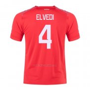 Camiseta Suiza Jugador Elvedi Primera 2022