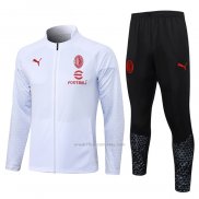 Chandal de Chaqueta del AC Milan 2023-2024 Blanco