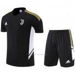 Chandal del Juventus Manga Corta 2022-2023 Negro - Pantalon Corto