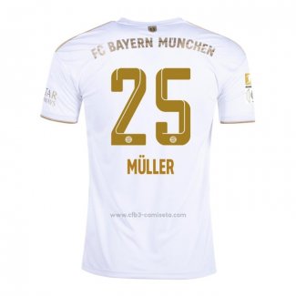 Camiseta Bayern Munich Jugador Muller Segunda 2022-2023