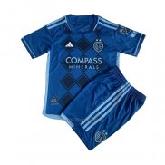 Camiseta Sporting Kansas City Segunda Nino 2024-2025