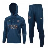 Chandal de Sudadera del Paris Saint-Germain 2023-2024 Azul Oscuro