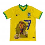 Tailandia Camiseta Brasil Pele Special 2022 Amarillo