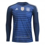 Camiseta Alemania Portero Manga Larga 2018 Azul
