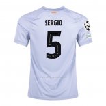 Camiseta Barcelona Jugador Sergio Tercera 2022-2023