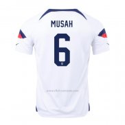 Camiseta Estados Unidos Jugador Musah Primera 2022