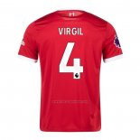 Camiseta Liverpool Jugador Virgil Primera 2023-2024