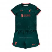 Camiseta Liverpool Tercera Nino 2022-2023