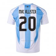 Camiseta Argentina Jugador Mac Allister Primera 2024