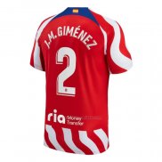 Camiseta Atletico Madrid Jugador J.M.Gimenez Primera 2022-2023